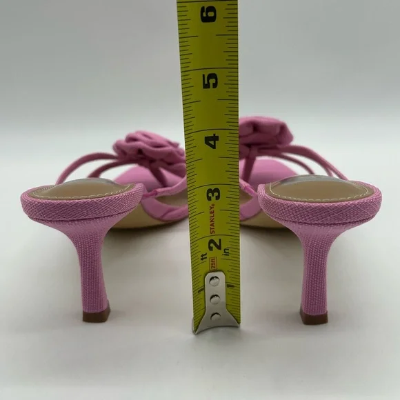 Dolce Vita Zelly Pink Strappy Mule Heels | Size 8 | New With Box - Picture 8 of 10